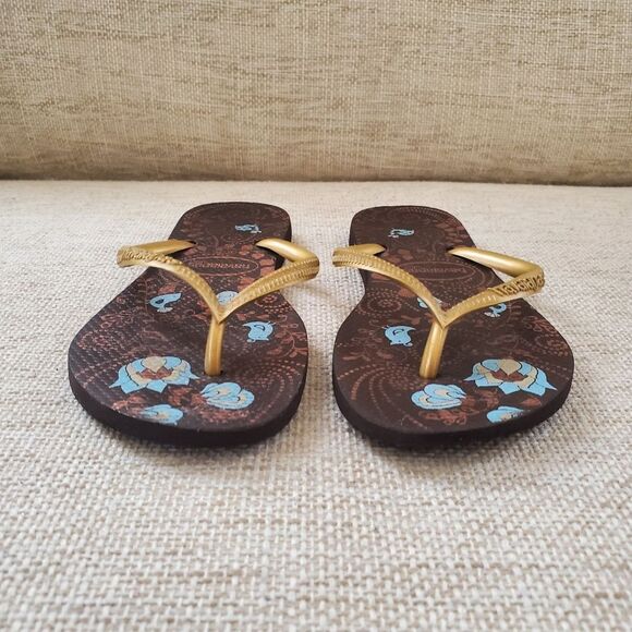Havaianas Slim Flip Flops Sz 6 - Picture 2 of 10